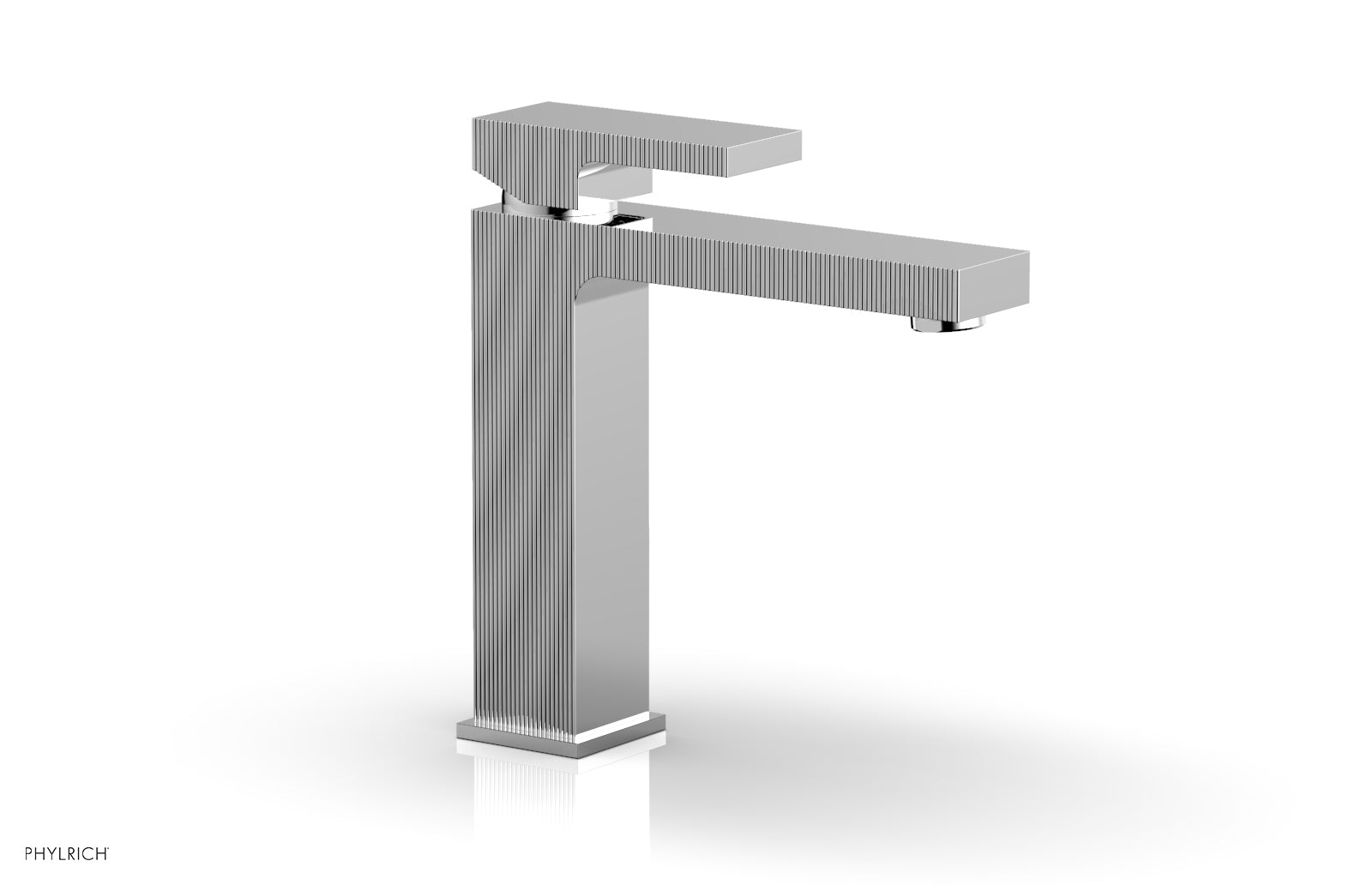 STRIA Single Hole Lavatory Faucet, Blade Handle by Phylrich - Satin Brass