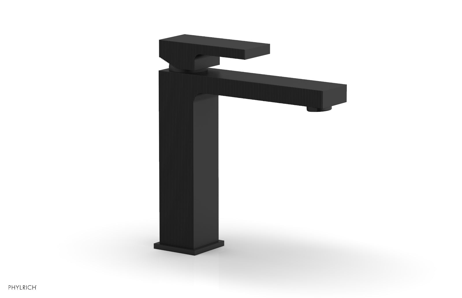 STRIA Single Hole Lavatory Faucet, Blade Handle by Phylrich - Satin Nickel