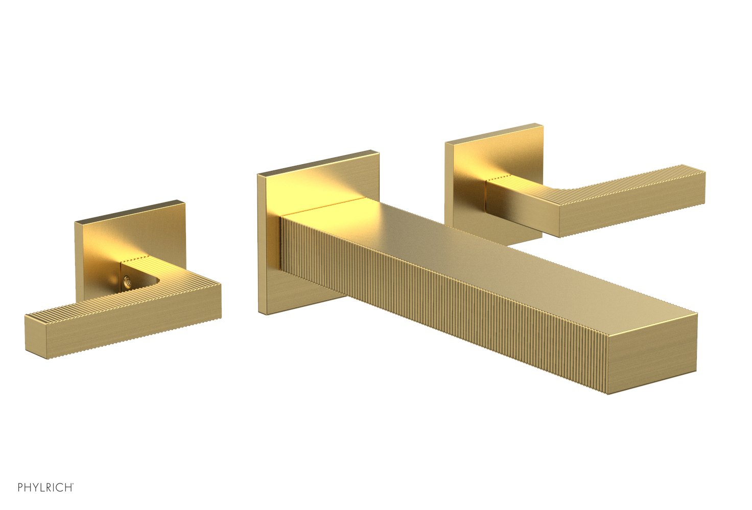 STRIA Wall Lavatory Set by Phylrich - Burnished Gold