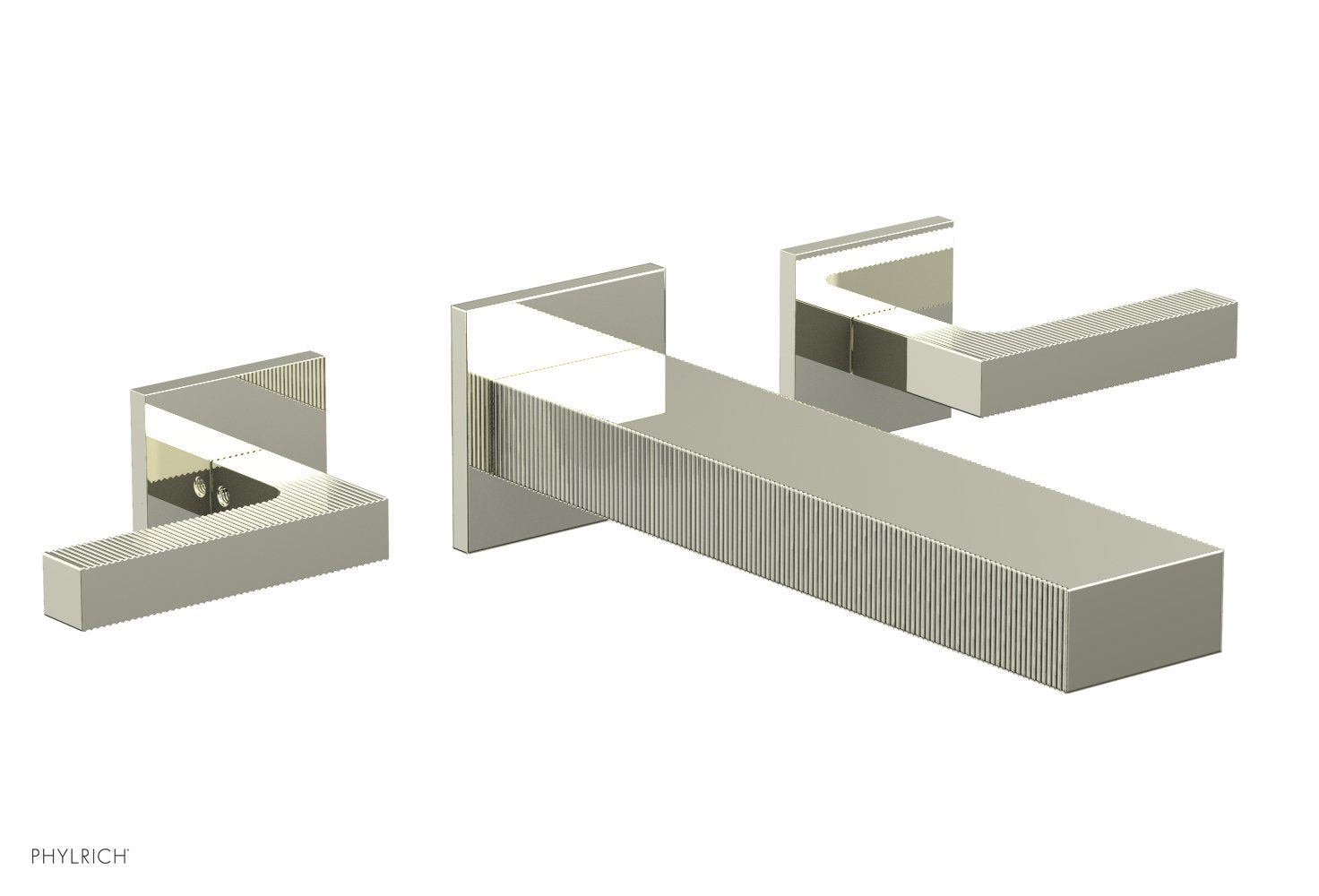 STRIA Wall Lavatory Set by Phylrich - Burnished Nickel