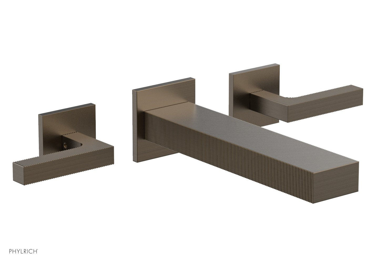 STRIA Wall Lavatory Set by Phylrich - Old English Brass