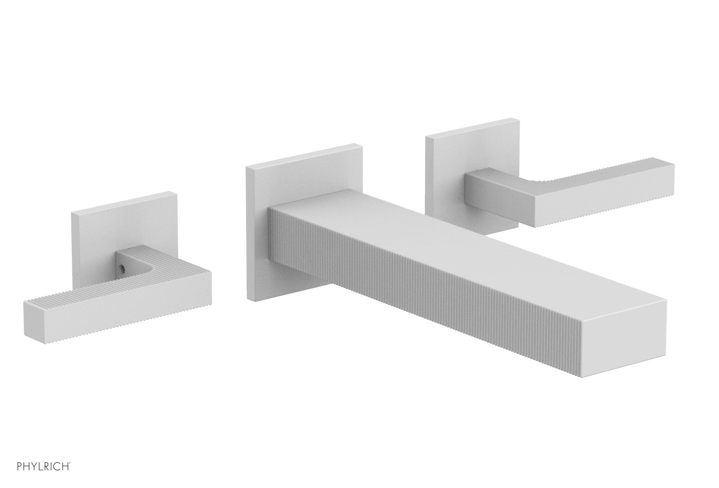 STRIA Wall Lavatory Set by Phylrich - Satin White