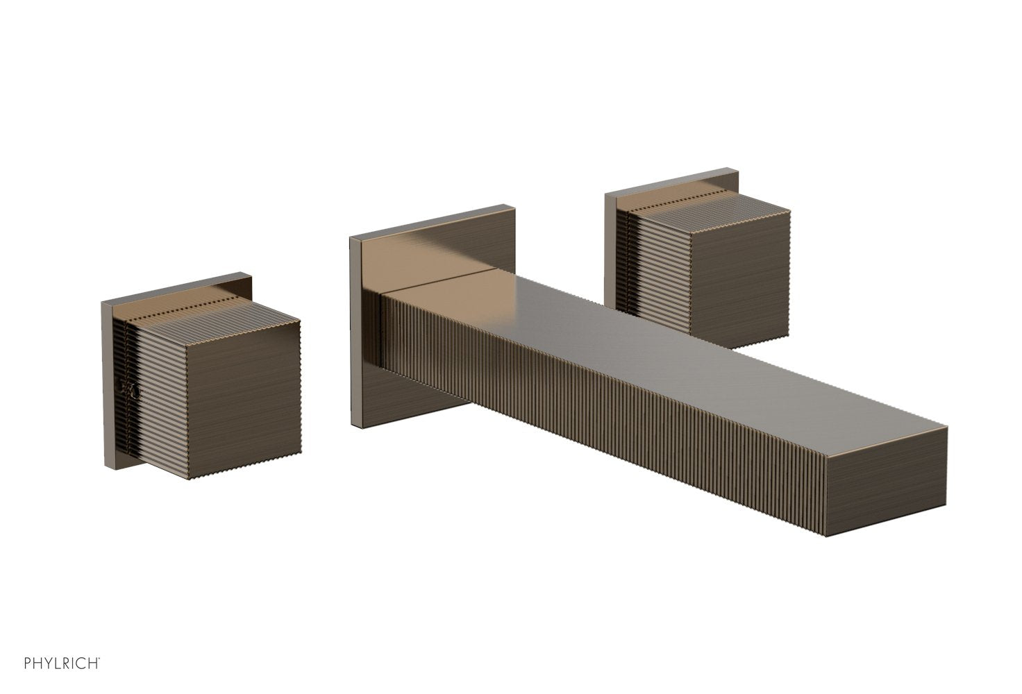 STRIA Wall Lavatory Set by Phylrich - Antique Brass