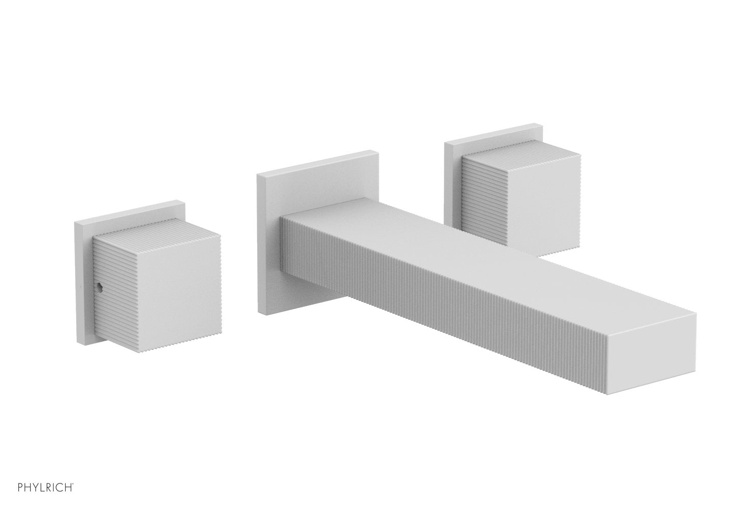 STRIA Wall Lavatory Set by Phylrich - Satin White