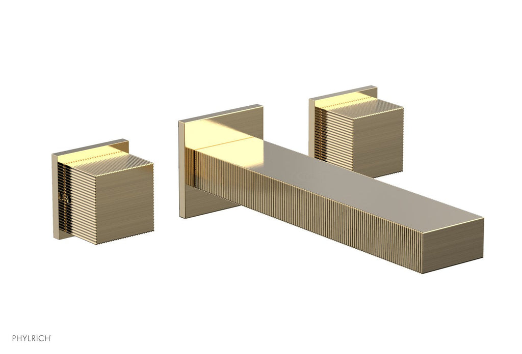 STRIA Wall Lavatory Set by Phylrich - Satin Brass