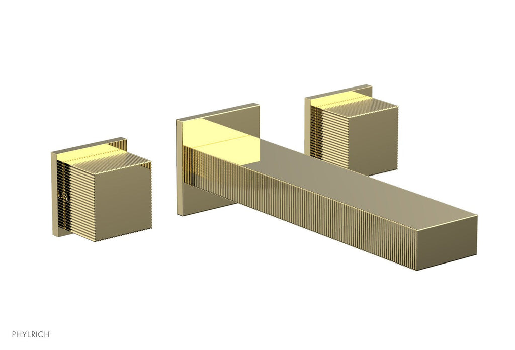 STRIA Wall Lavatory Set by Phylrich - Polished Brass