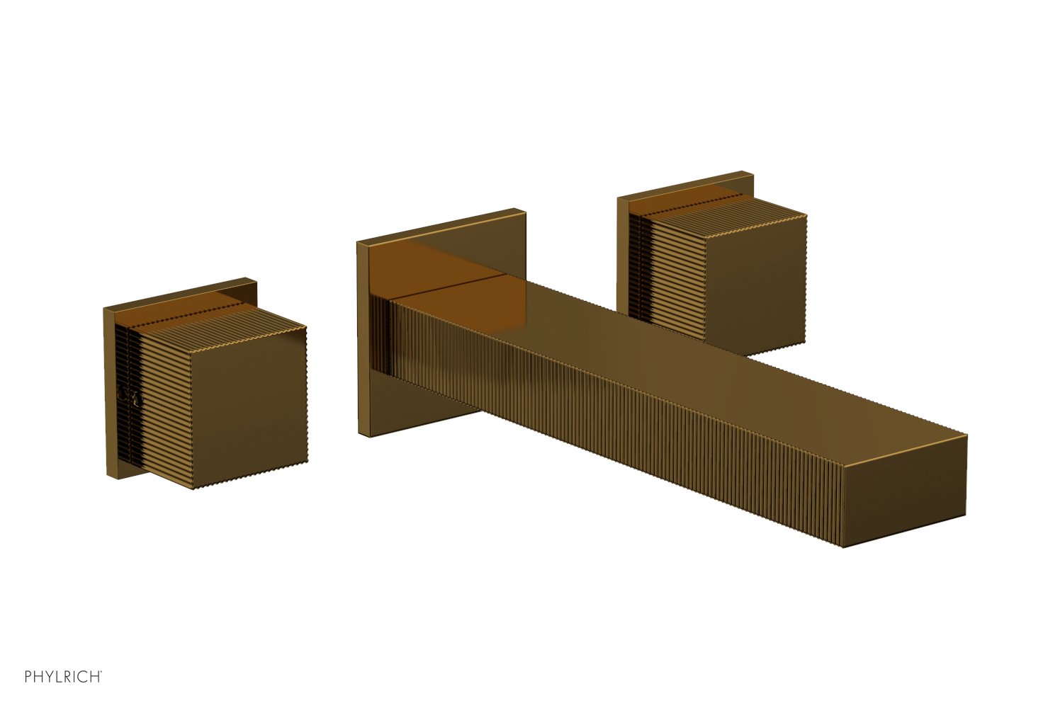 STRIA Wall Lavatory Set by Phylrich - French Brass