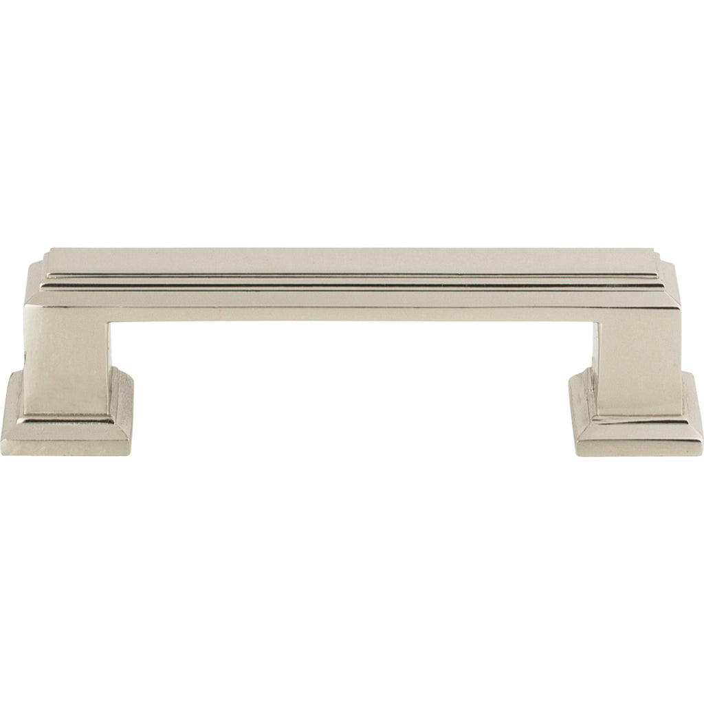 Sutton Place Pull by Atlas - 3" - Polished Nickel - New York Hardware