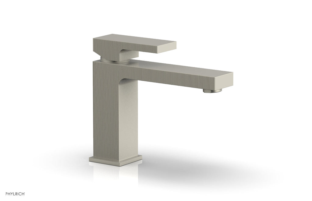 STRIA Single Hole Lavatory Faucet, Low   Blade Handle by Phylrich - Burnished Nickel