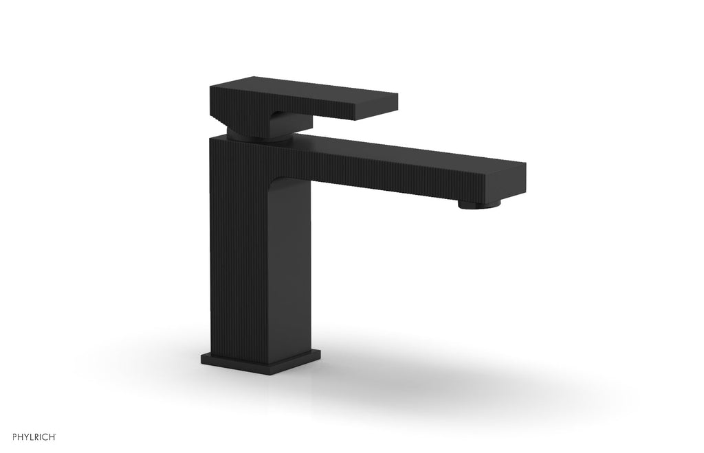 STRIA Single Hole Lavatory Faucet, Low   Blade Handle by Phylrich - Matte Black