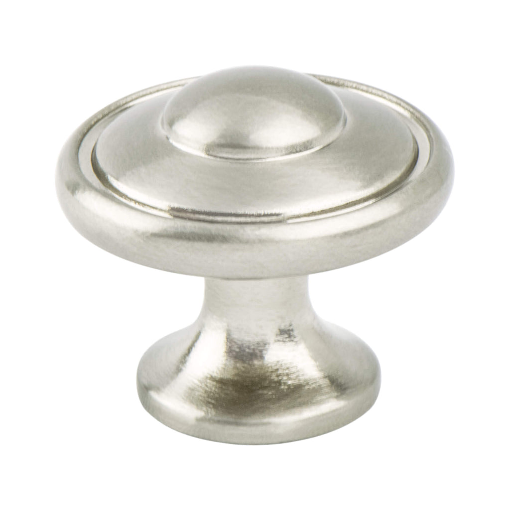 Brushed Nickel - 1-3/16" - Euro Traditions Knob by Berenson - New York Hardware