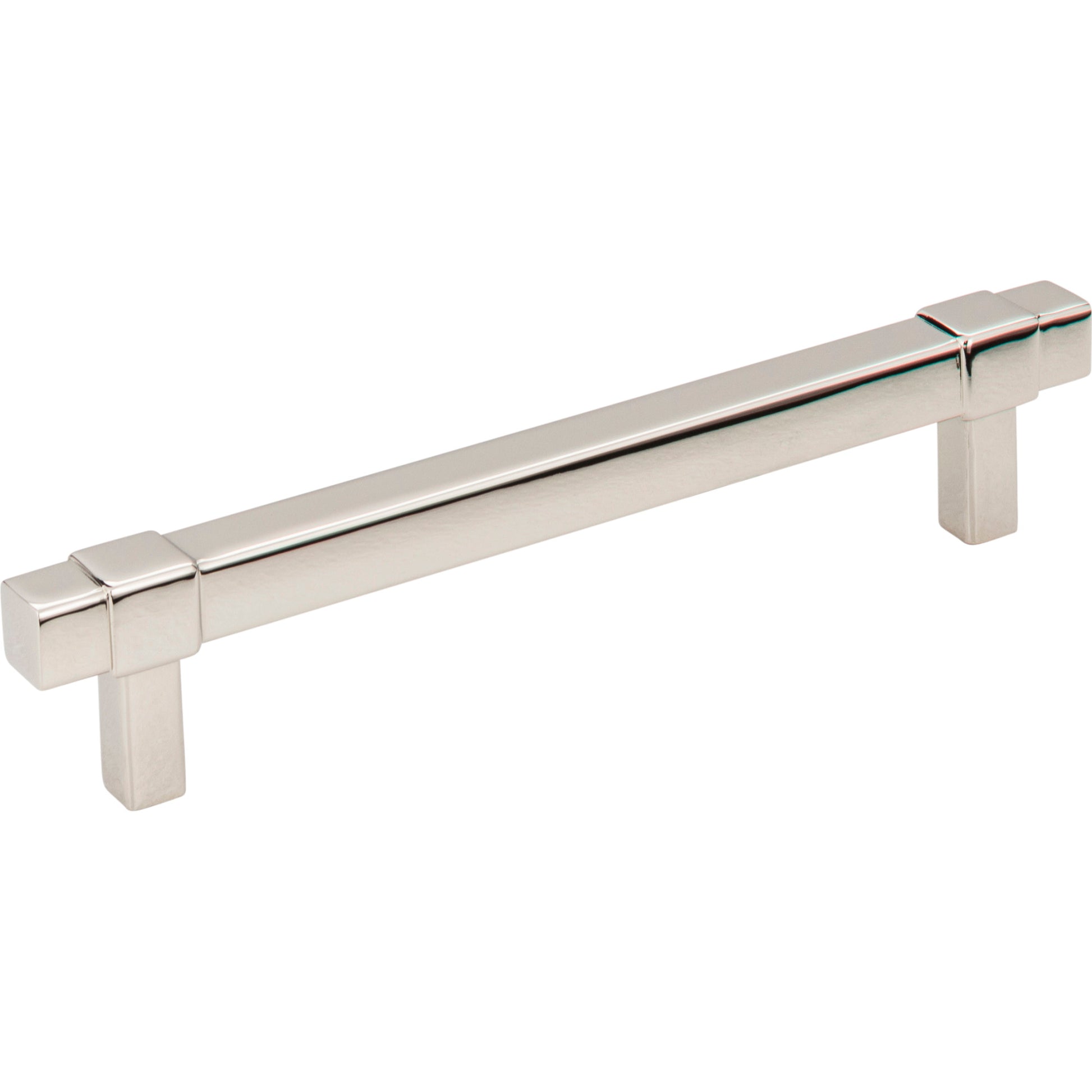 Square Zane Cabinet Pull by Jeffrey Alexander - Polished Nickel