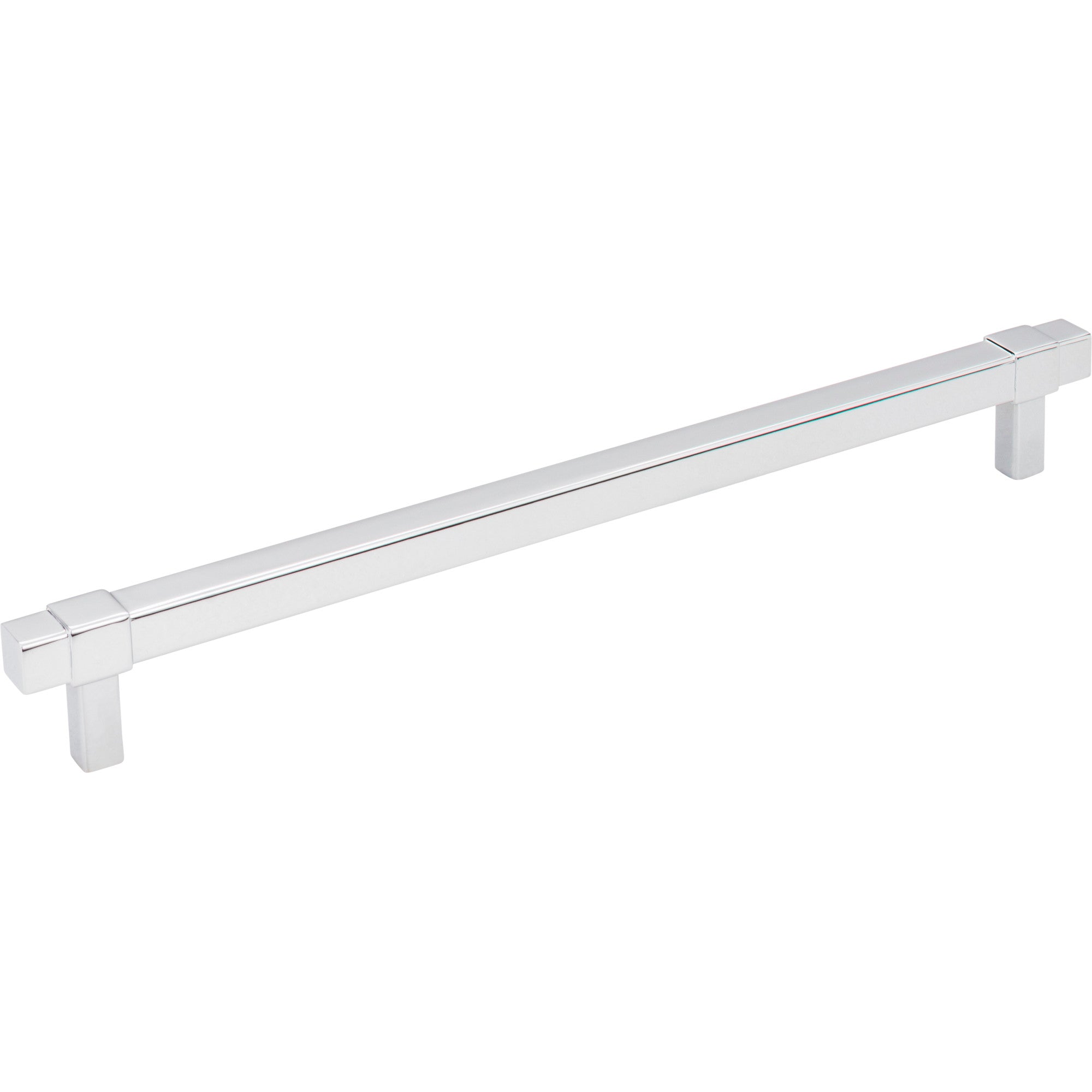 Square Zane Cabinet Pull by Jeffrey Alexander - Polished Chrome