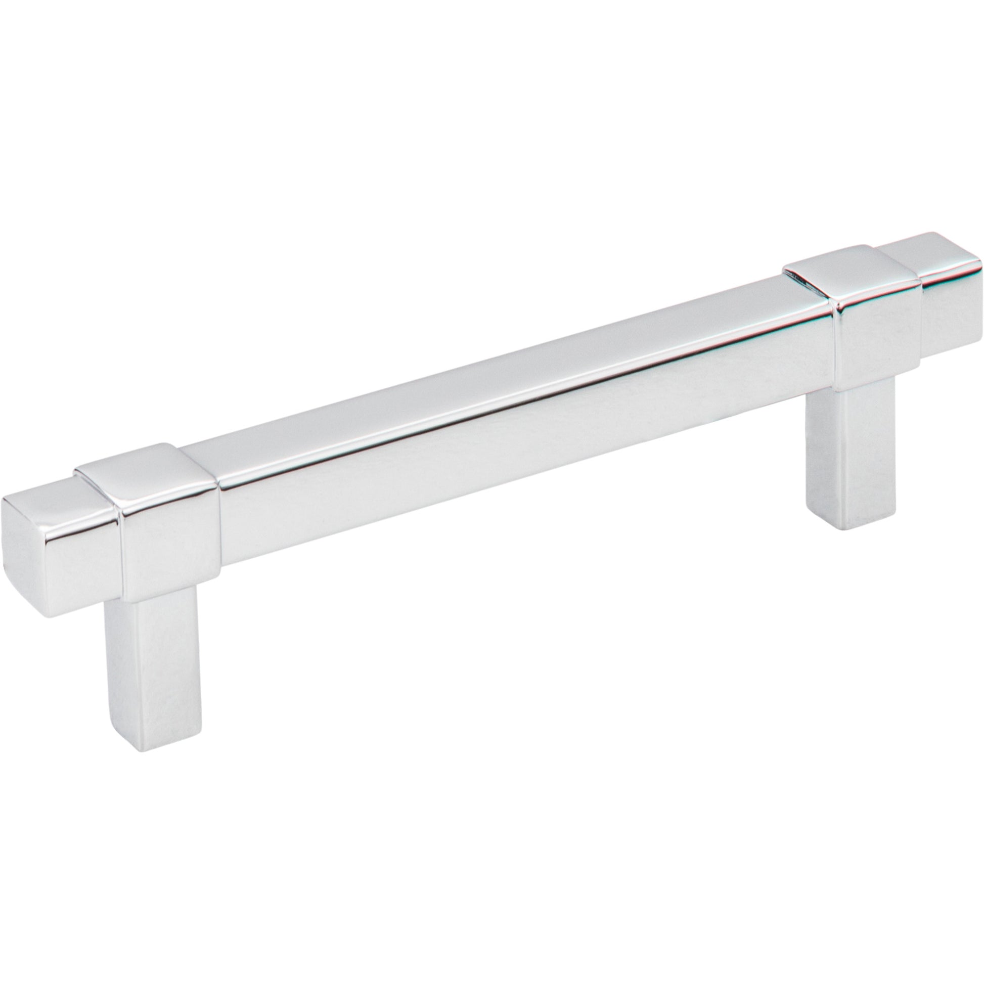 Square Zane Cabinet Pull by Jeffrey Alexander - Polished Chrome