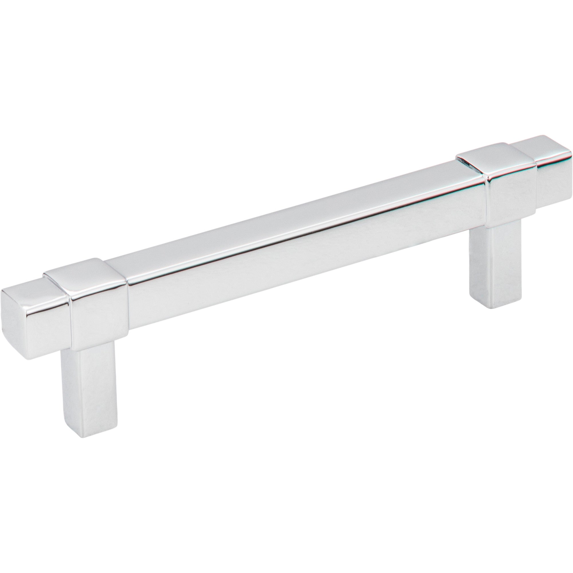 Square Zane Cabinet Pull by Jeffrey Alexander - Polished Chrome