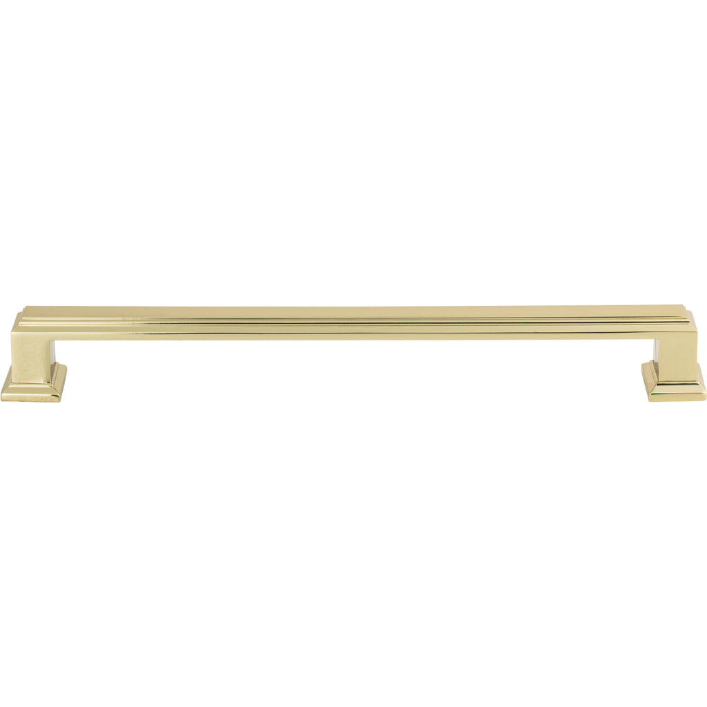 Sutton Place Pull by Atlas - 7-9/16" - French Gold - New York Hardware