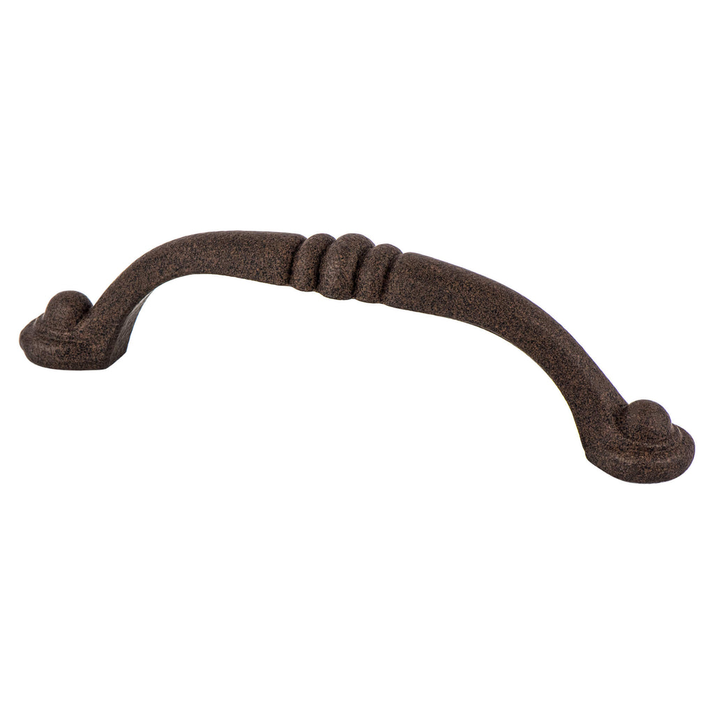 Dull Rust - 96mm - Euro Traditions Pull by Berenson - New York Hardware