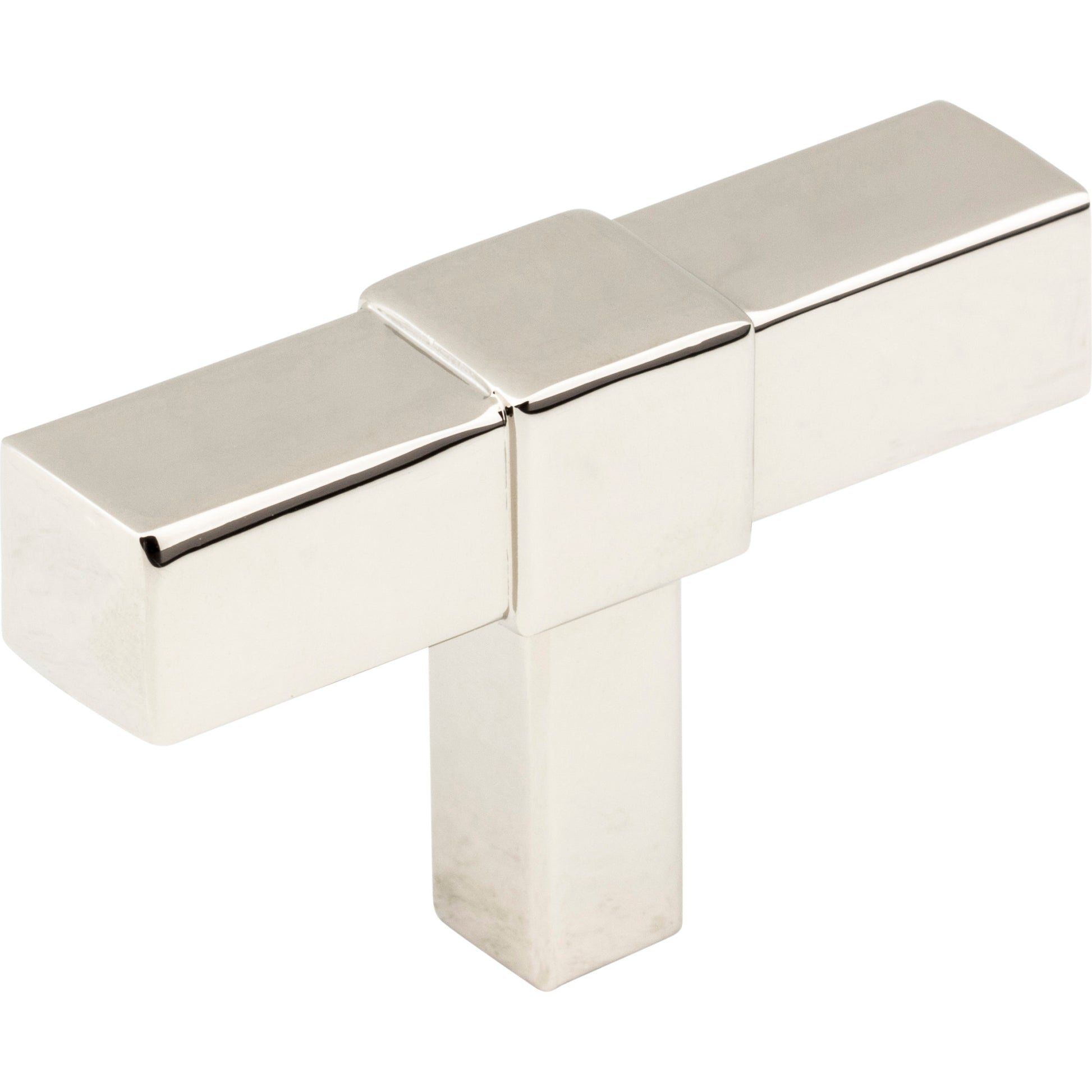 Zane Cabinet "T" Knob by Jeffrey Alexander - Polished Nickel