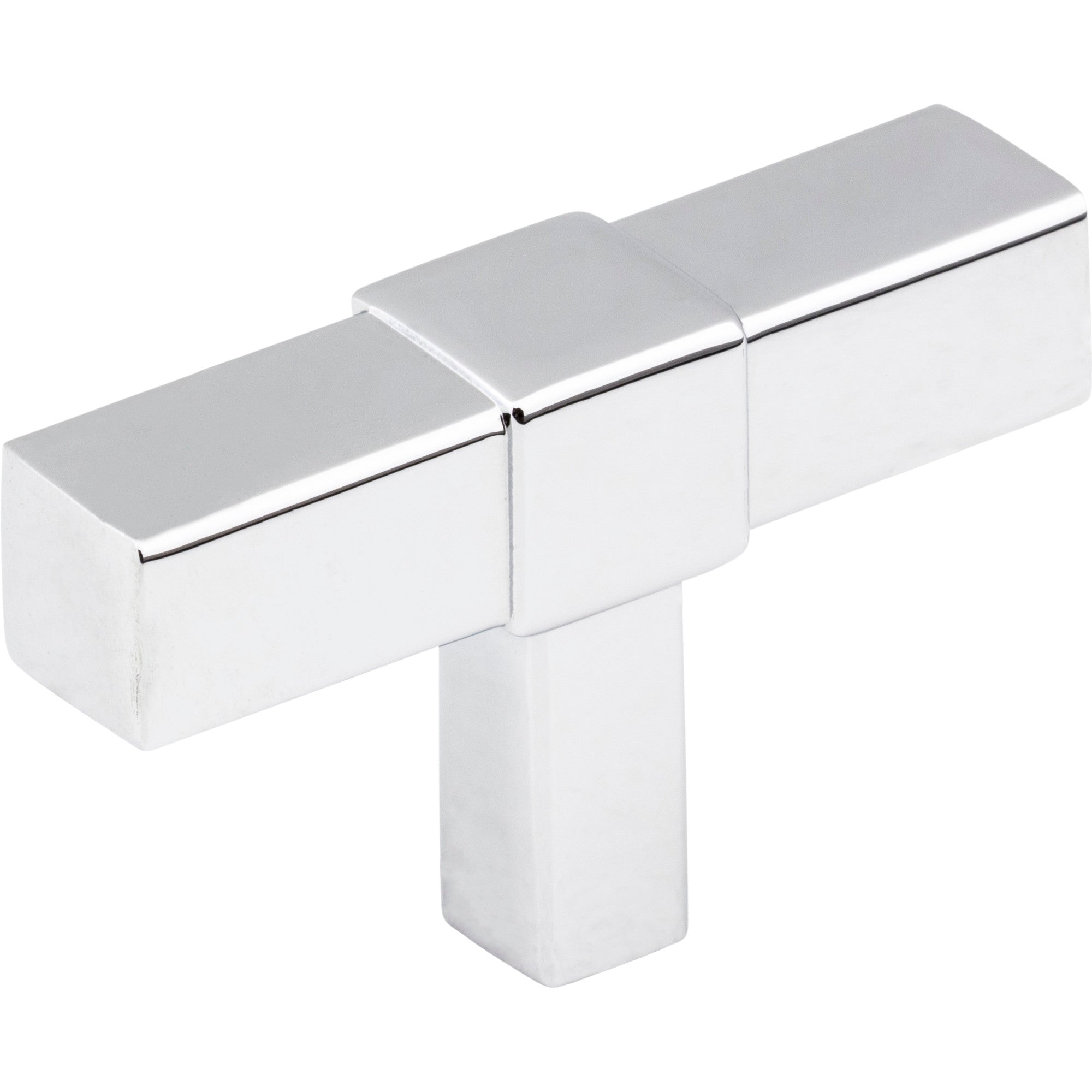 Zane Cabinet "T" Knob by Jeffrey Alexander - Polished Chrome