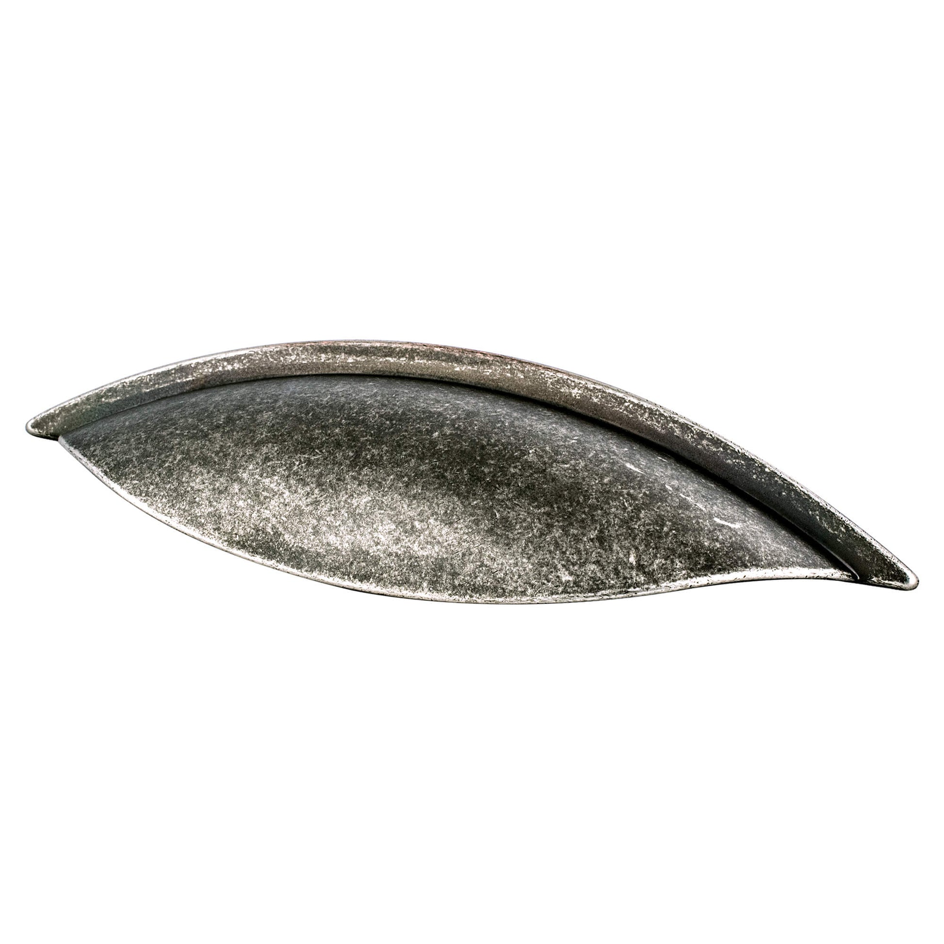 Rustic Nickel - 64mm - Euro Rustica Cup Pull by Berenson - New York Hardware