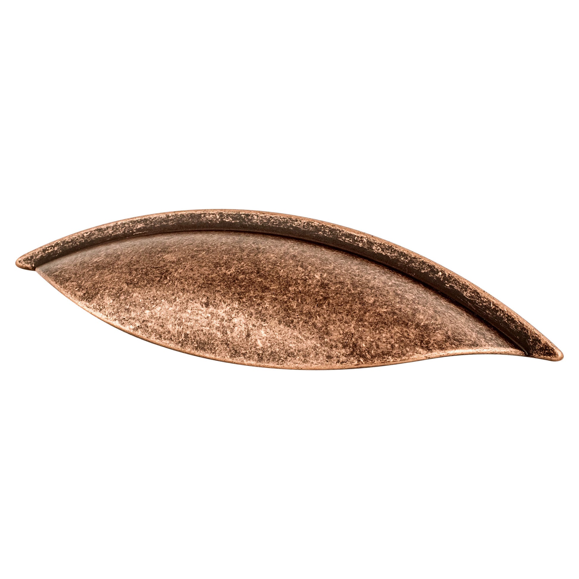 Rustic Copper - 64mm - Euro Rustica Cup Pull by Berenson - New York Hardware