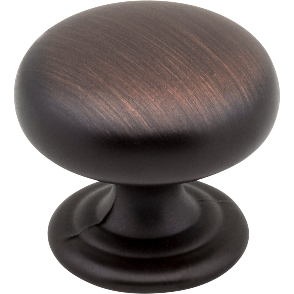 Florence Cabinet Mushroom Knob by Elements - Brushed Oil Rubbed Bronze