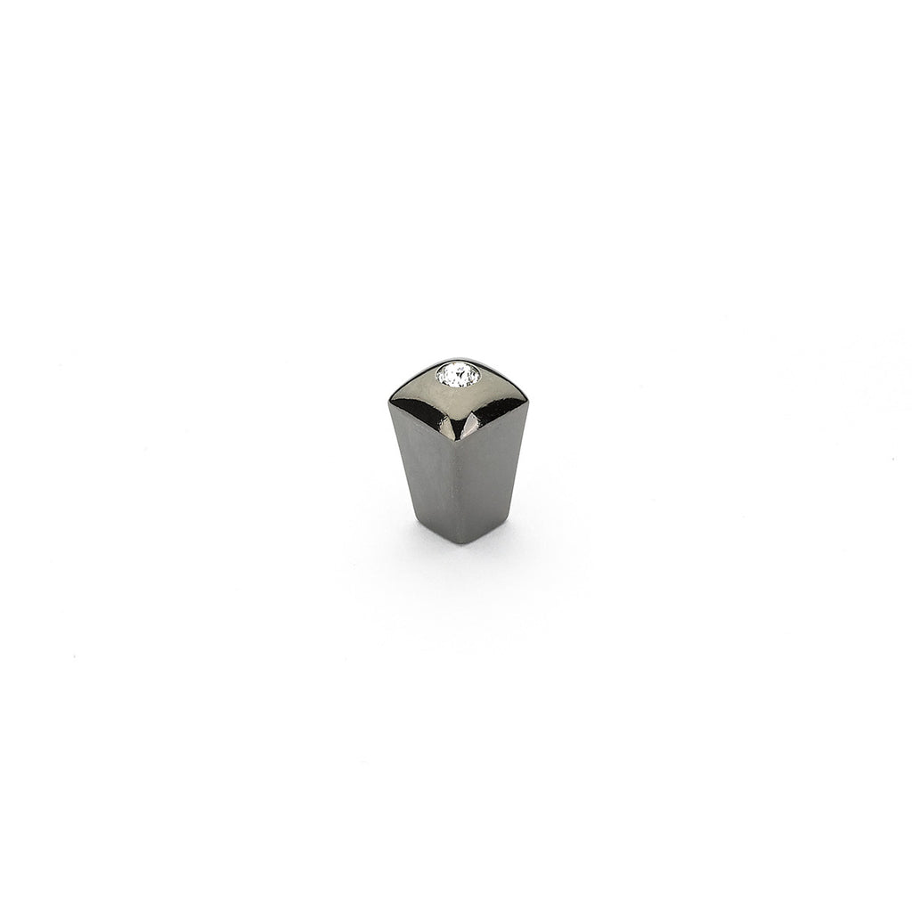 Skyevale Knob w/ Crystals by Schaub - Black Chrome - New York Hardware