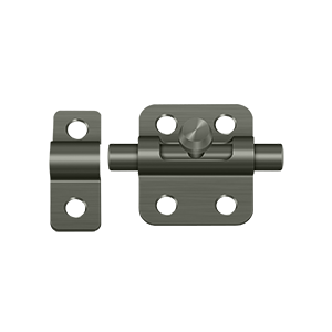 Barrel Bolt by Deltana - 2"  - Antique Nickel - New York Hardware