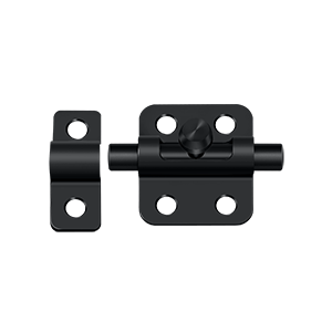 Barrel Bolt by Deltana - 2"  - Paint Black - New York Hardware