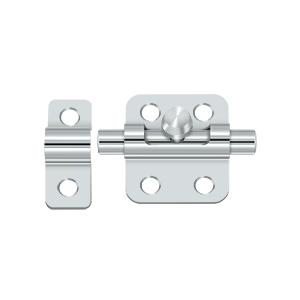 Barrel Bolt by Deltana - 2"  - Polished Chrome - New York Hardware
