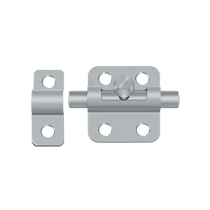 Barrel Bolt by Deltana - 2"  - Brushed Chrome - New York Hardware
