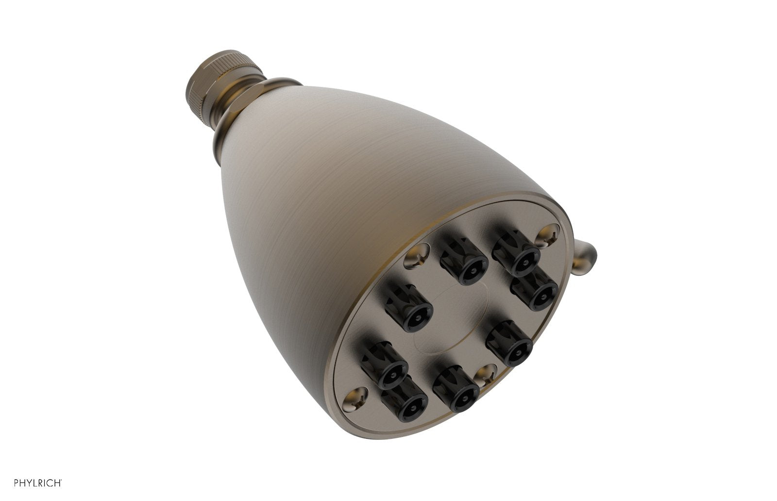 8" Jet Smooth Shower Head  by Phylrich - Old English Brass