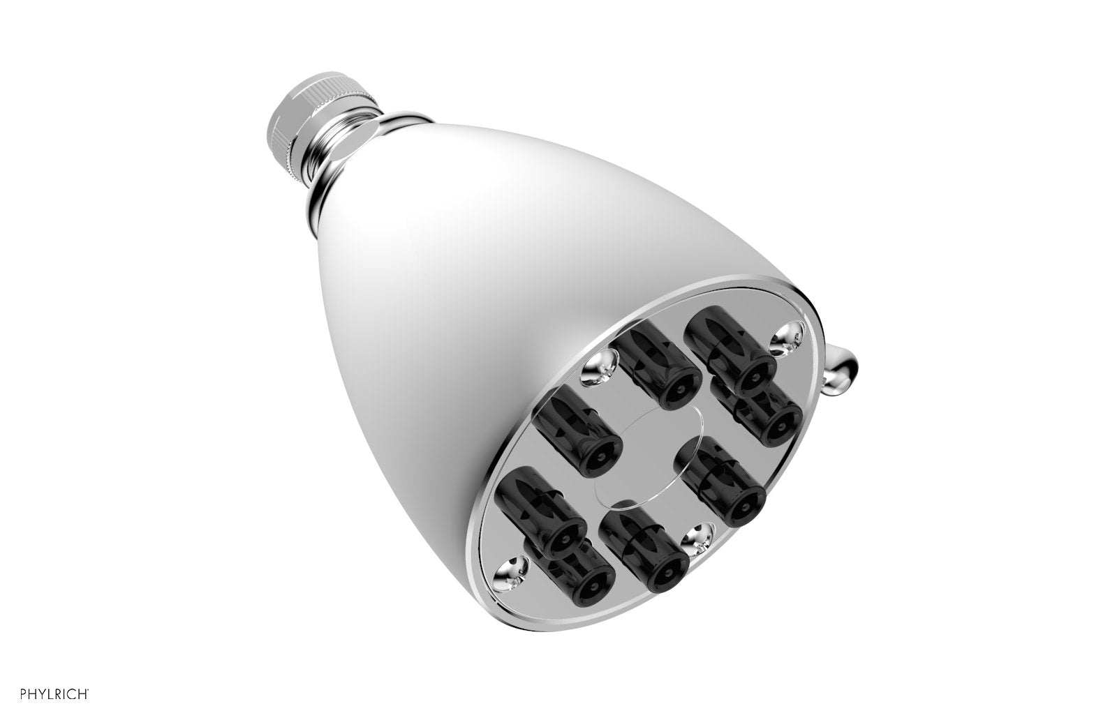 8" Jet Smooth Shower Head  by Phylrich - Satin Brass