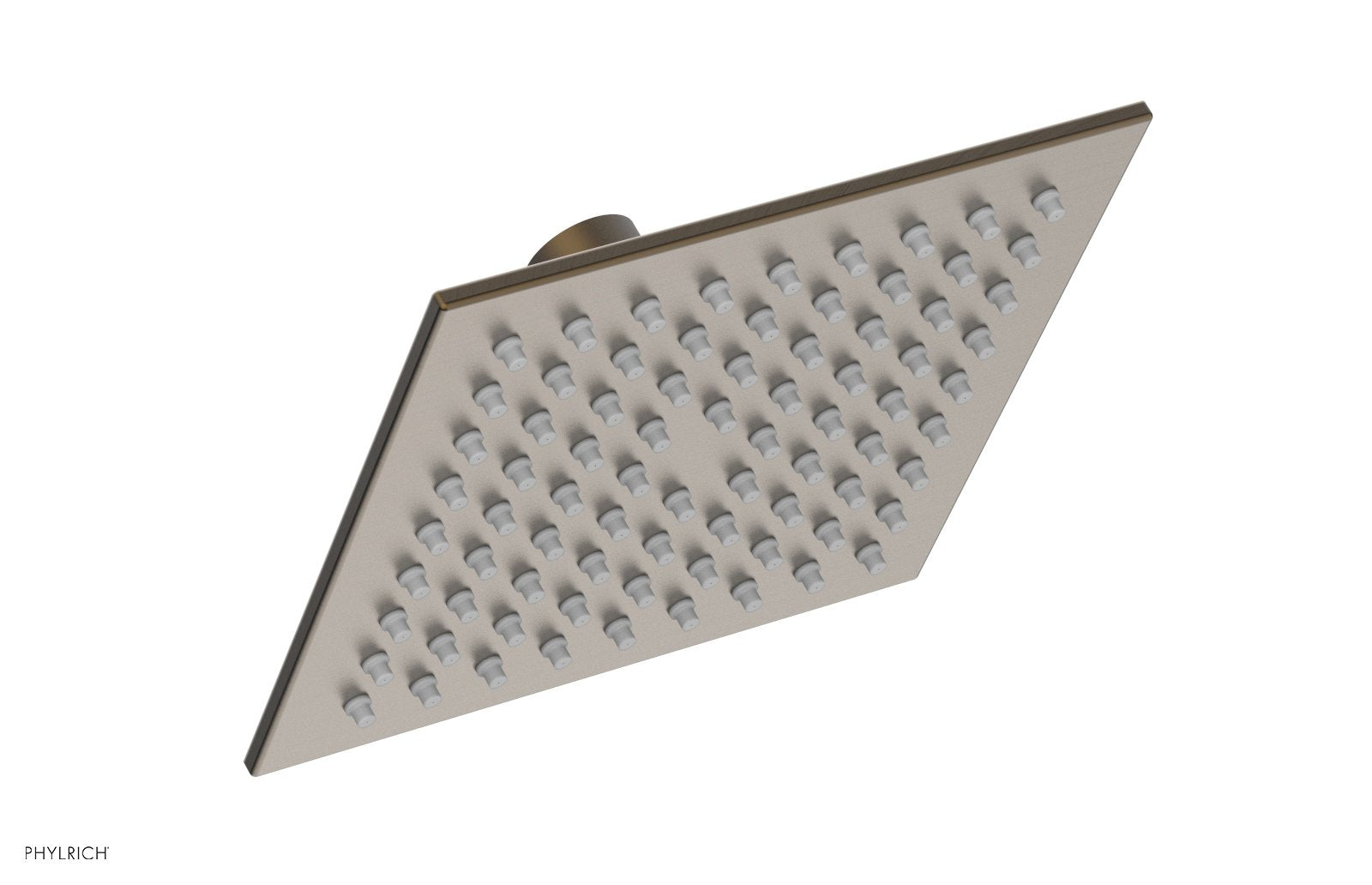 6" Square Shower Head by Phylrich - Old English Brass