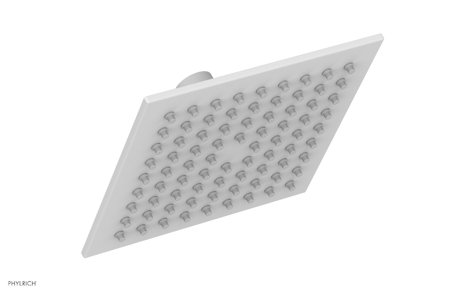 6" Square Shower Head by Phylrich - Satin White
