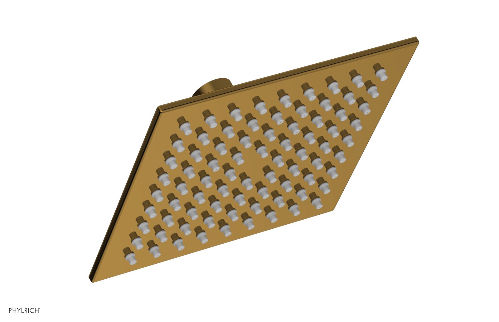 6" Square Shower Head by Phylrich - French Brass