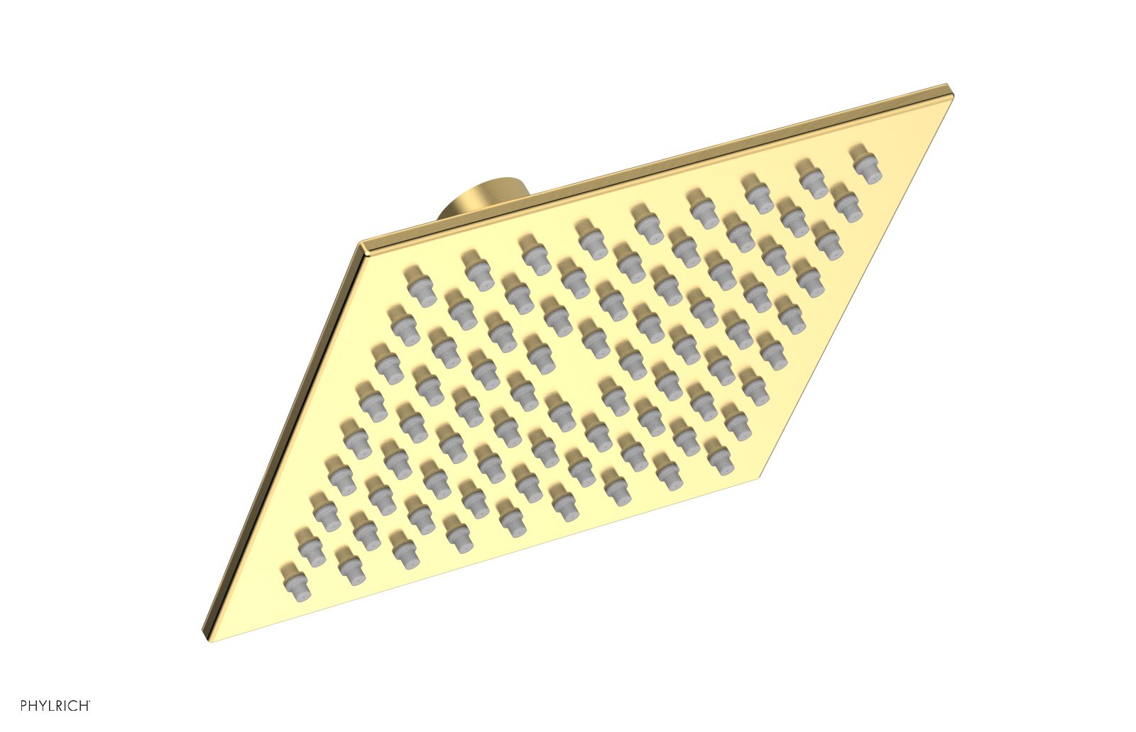 6" Square Shower Head by Phylrich - Satin Gold