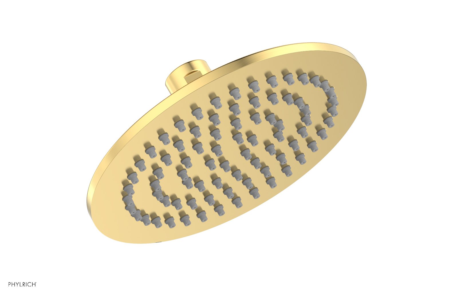6" Round Shower Head by Phylrich - Satin Gold