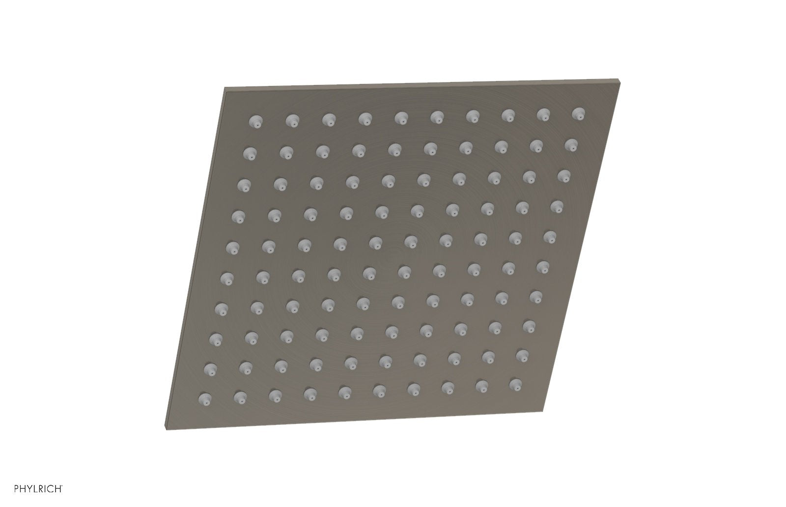 8" Square Shower Head by Phylrich - Pewter
