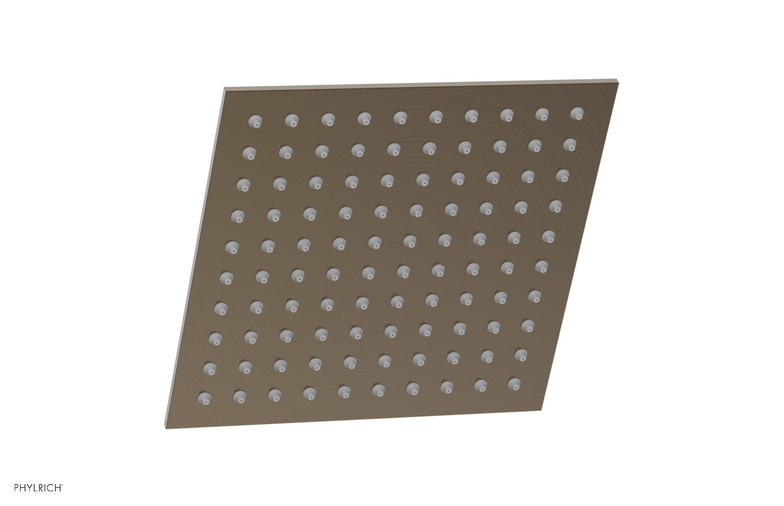 8" Square Shower Head by Phylrich - Antique Brass