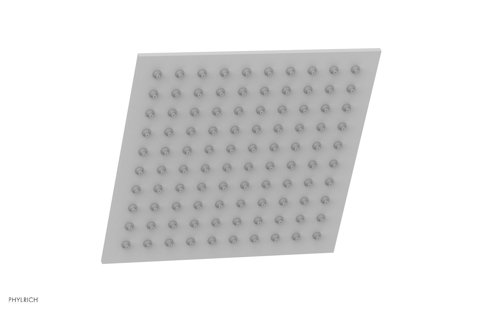 8" Square Shower Head by Phylrich - Satin White