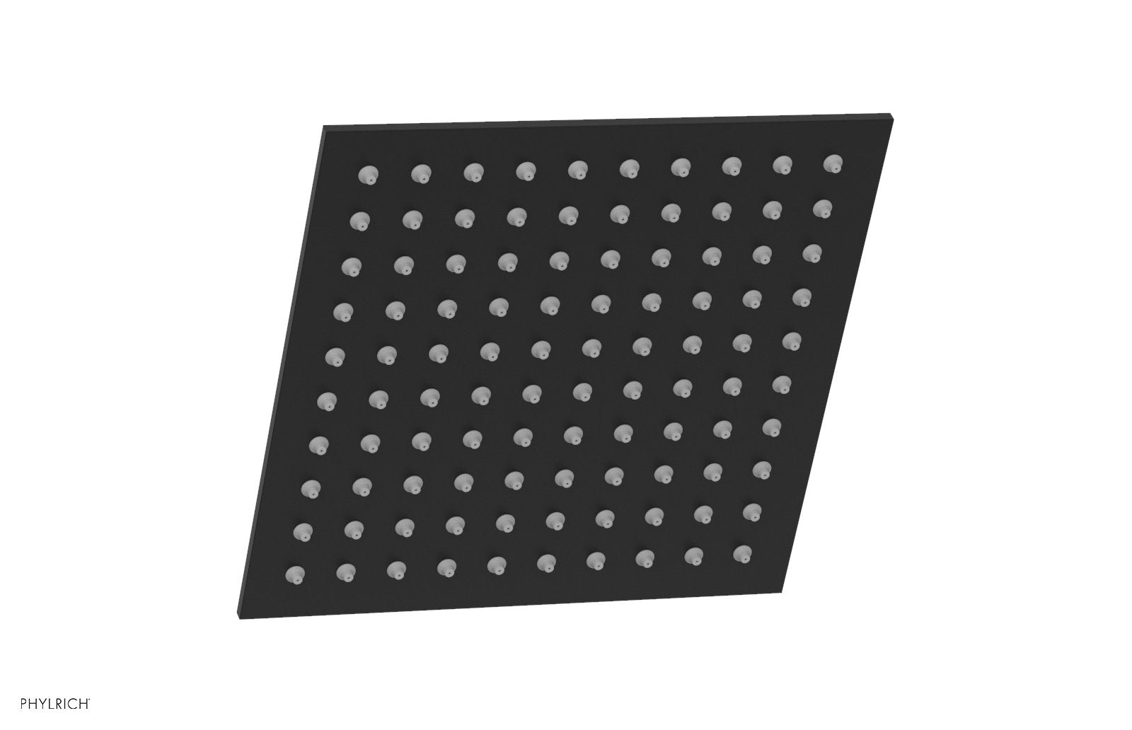 8" Square Shower Head by Phylrich - Matte Black