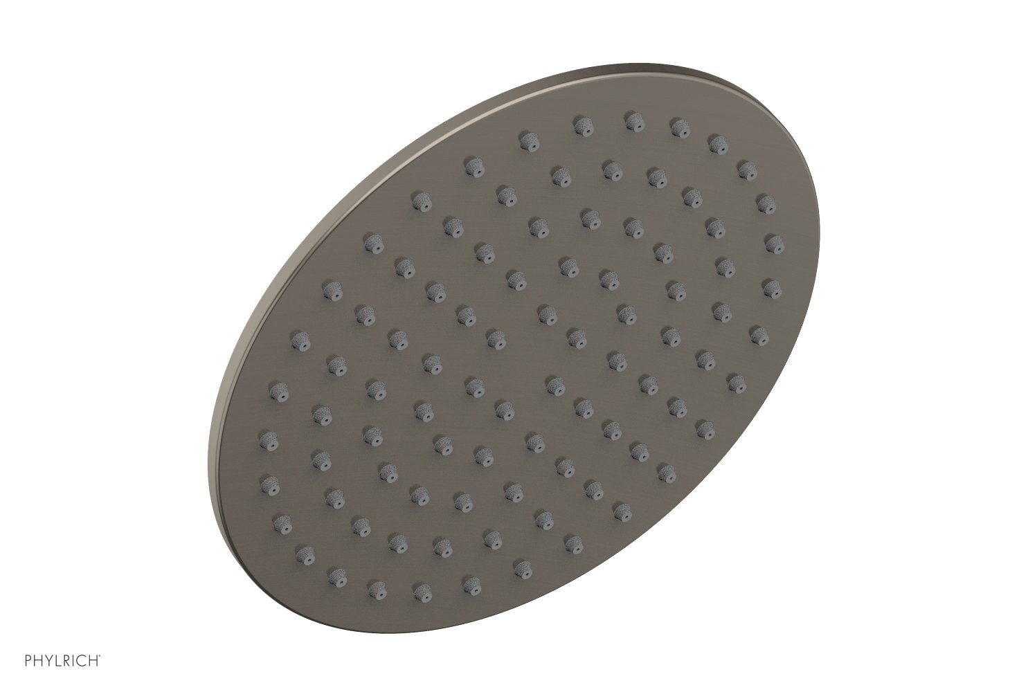 8" Round Shower Head by Phylrich - Pewter