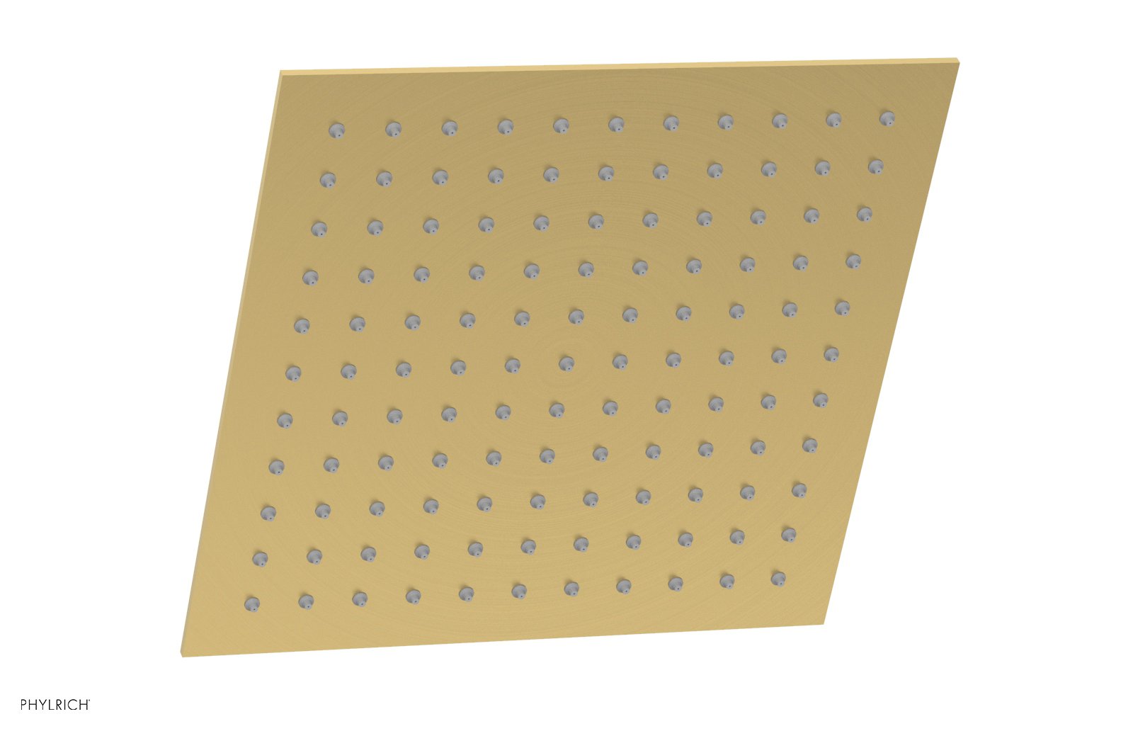 12" Square Shower Head by Phylrich - Burnished Gold