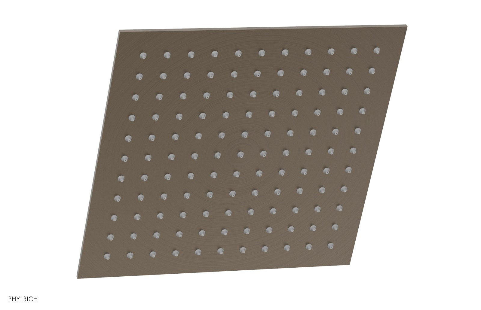 12" Square Shower Head by Phylrich - Old English Brass