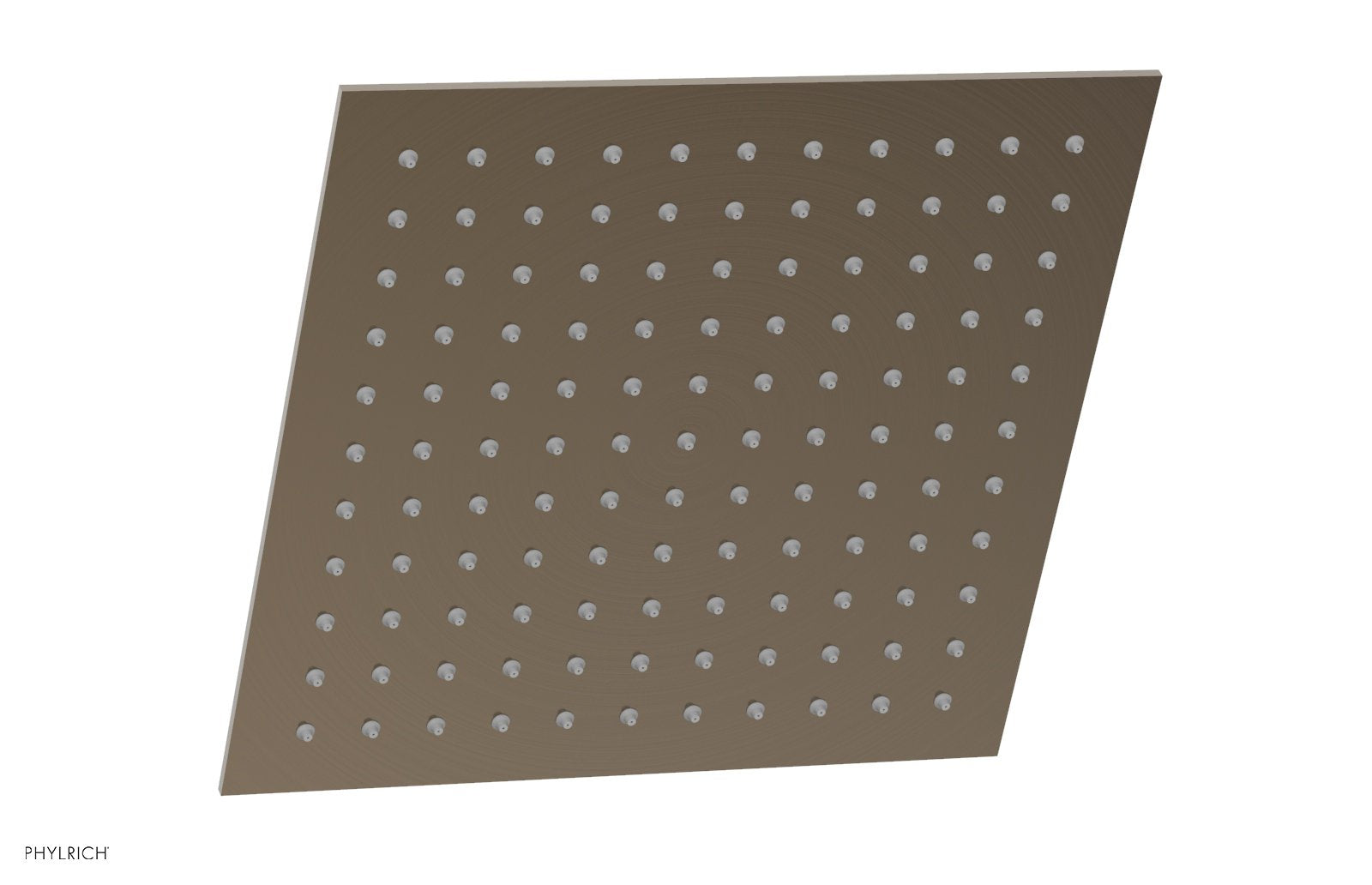 12" Square Shower Head by Phylrich - Antique Brass