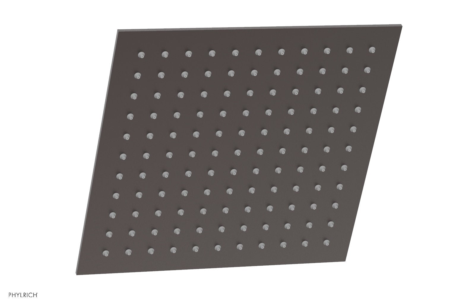 12" Square Shower Head by Phylrich - Weathered Copper