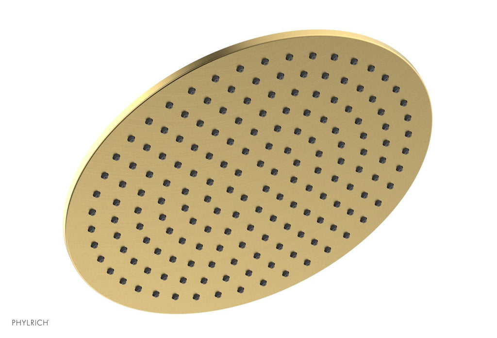 12" Round Shower Head by Phylrich - Burnished Gold