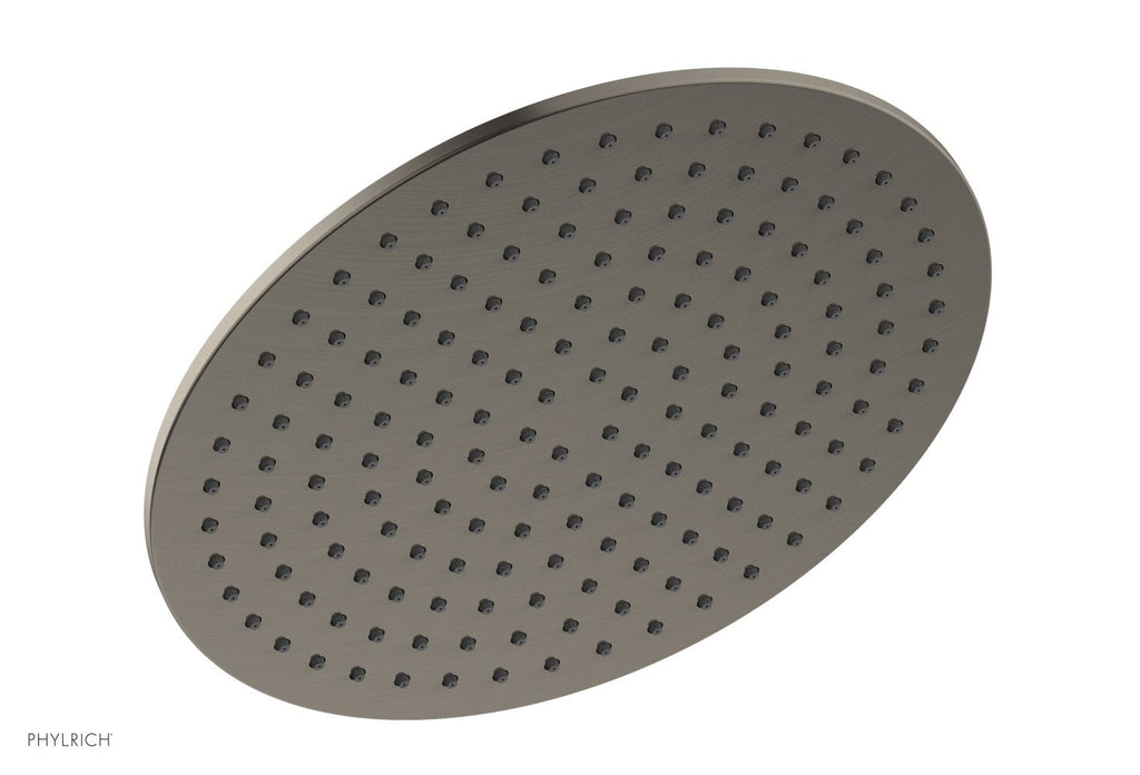 12" Round Shower Head by Phylrich - Pewter