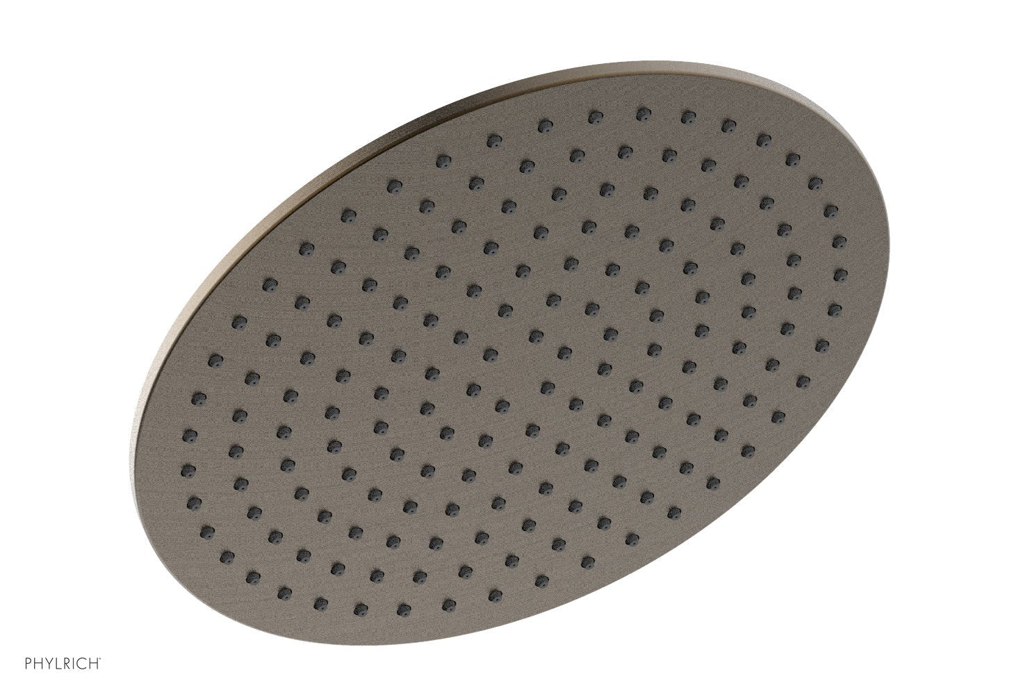 12" Round Shower Head by Phylrich - Old English Brass